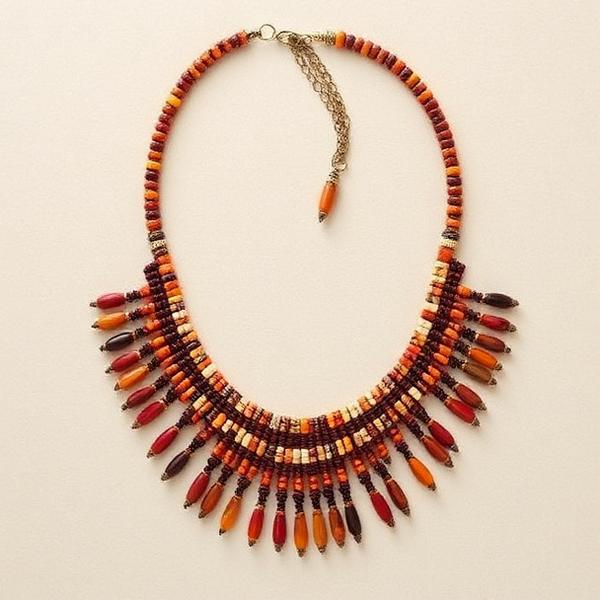 Beaded Statement Necklace
